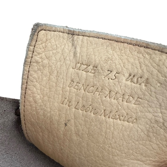 Bed Stu Manchester Boots Brown Leather Tall Equestrian Heel Lace Up Size 7.5 - Picture 10 of 11